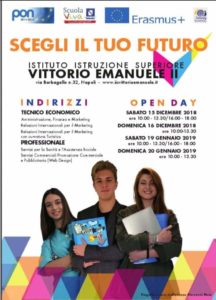 foto manifesto open day V. Emanuele II (1)